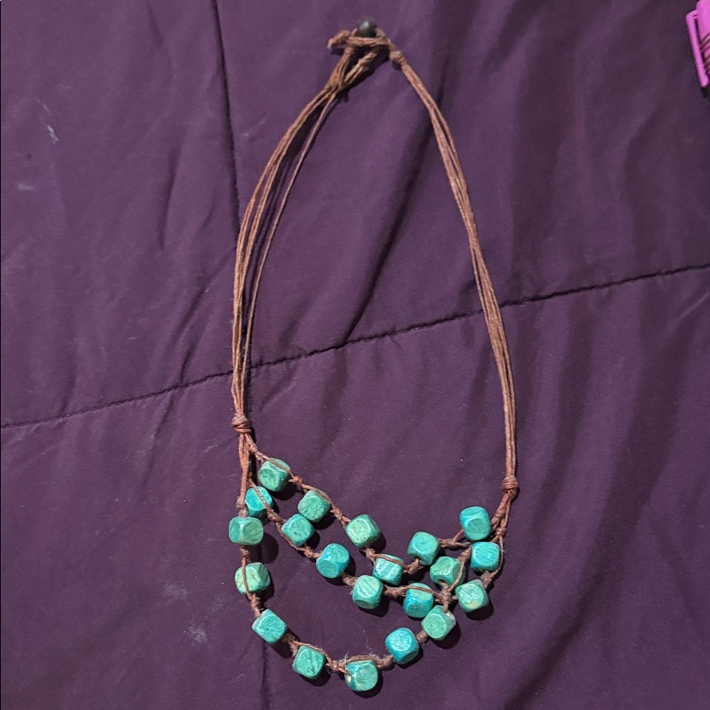 Turquoise Beaded Necklace